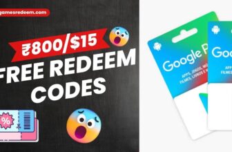 Redeem Code in Google Play Store