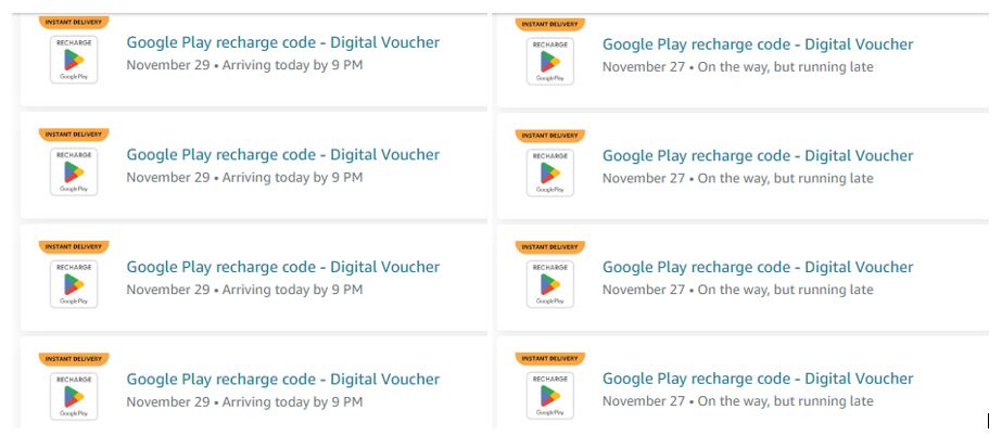 Google Play Voucher