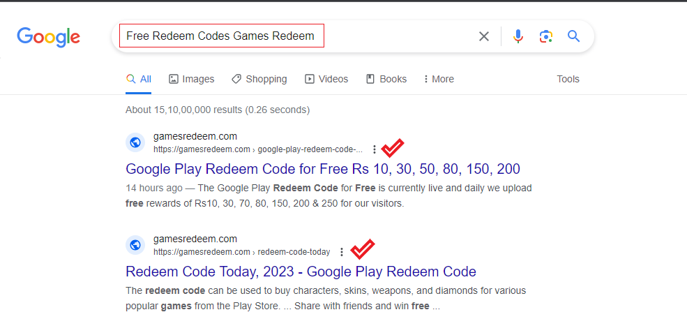 2023 Free Google Play Redeem Codes India by Playing Games