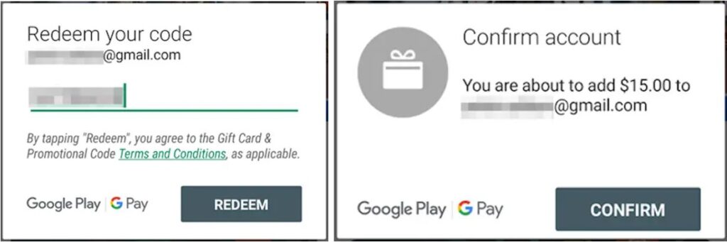 Best Google play redeem code of RS 50,100,150,500