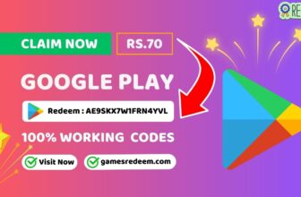 Free Redeem Code for Google Play Store