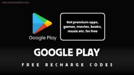 Free Google Play Recharge Codes