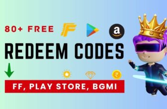 Free Redeem Code for Amazon, Google Play, Free Fire, BGMI