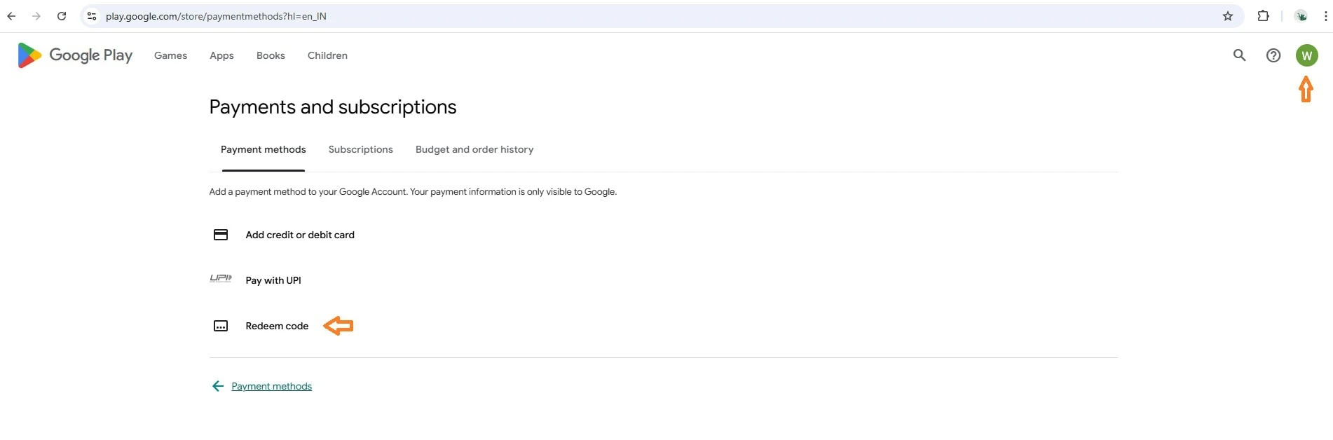 google play recharge code Steps to Redeem Recharge Code in Computer